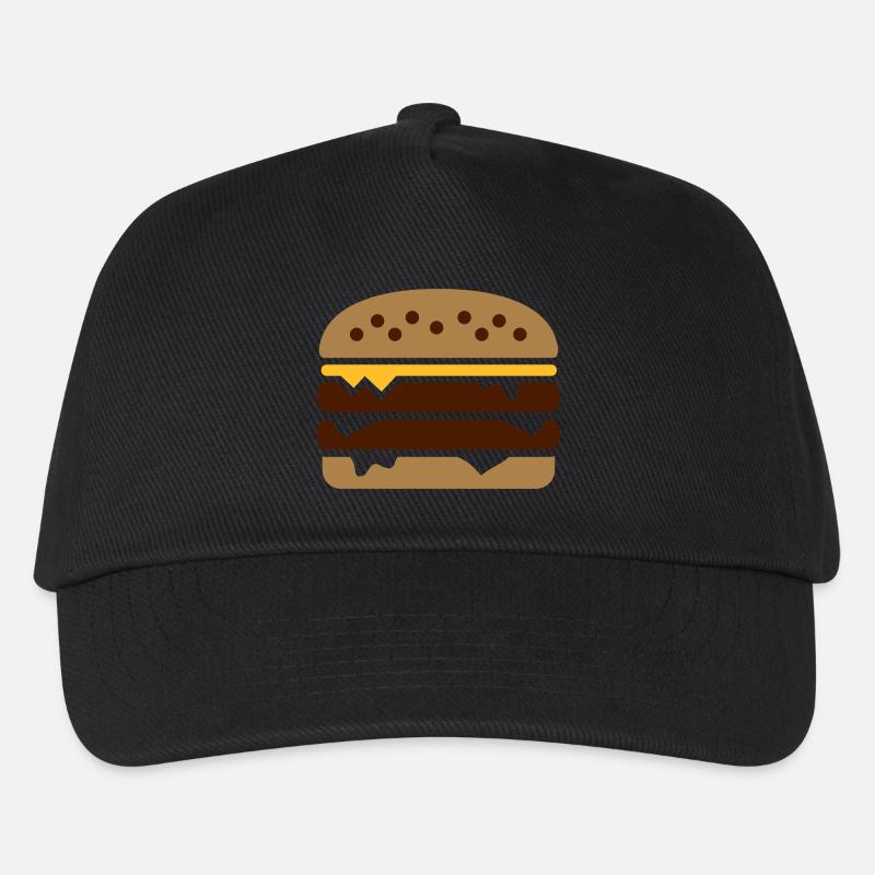 Burger - Kinder Basecap - Schwarz