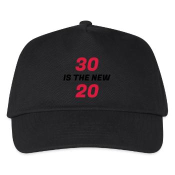30 / geburtstag / Sport / birthday / dreißig - Kinder Basecap - Schwarz - Vorne