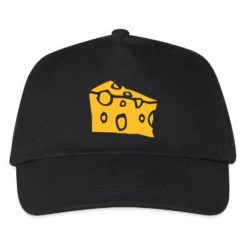 cheese - Kids’ Baseball Cap - black - Front