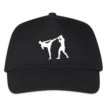 Kickboxing, Martial Arts - Kids’ Baseball Cap - black - Front