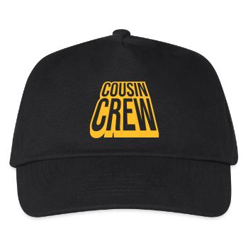 Leader Cousin Crew Team - Kinder Basecap - Schwarz - Vorne