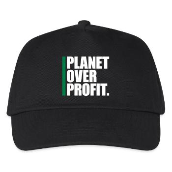 Planète sur le devis de profit - Casquette de baseball Enfant - noir - Devant