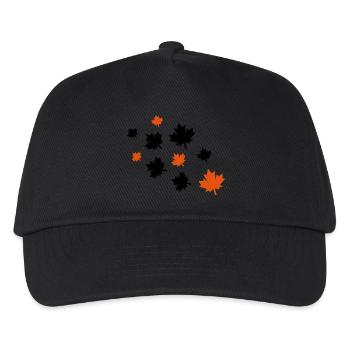 Maple Leaves - Kids’ Baseball Cap - black - Front