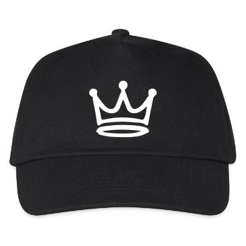Crown Symbol - Kids’ Baseball Cap - black - Front
