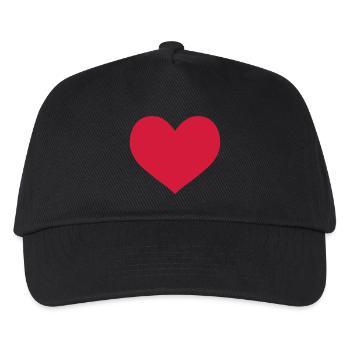 amor - Casquette de baseball Enfant - noir - Devant