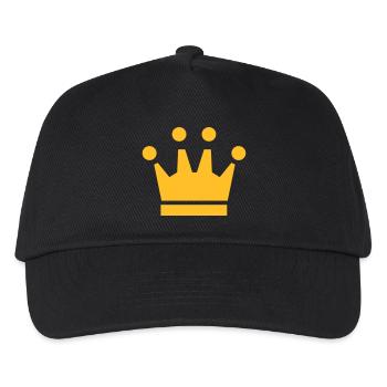 Crown Winner King Queen Princess - Kids’ Baseball Cap - black - Front