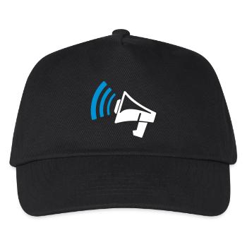 mégaphone cadeau - Casquette de baseball Enfant - noir - Devant