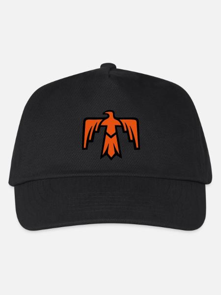 Thunderbird, Donnervogel, Indianer, Spirit, Adler - Kinder Basecap - Schwarz