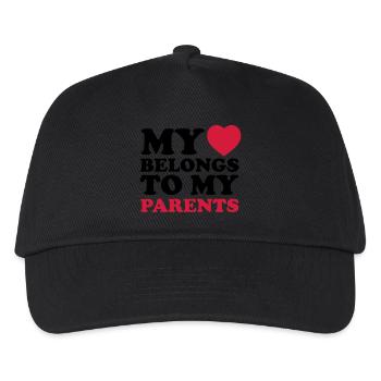 MHBTM parents - Kids’ Baseball Cap - black - Front