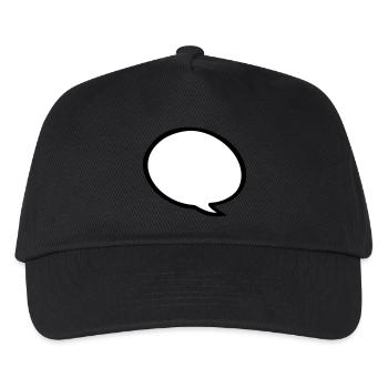 speech bubble - Casquette de baseball Enfant - noir - Devant