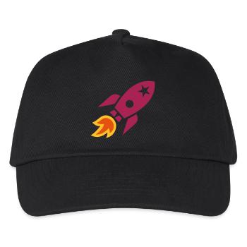 Fusée - Casquette de baseball Enfant - noir - Devant