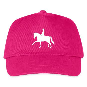 Dressage horse - Kids’ Baseball Cap - fuchsia - Front
