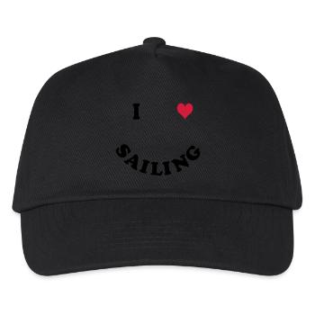 Sail - Kids’ Baseball Cap - black - Front
