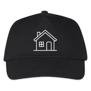Icône de la maison - Casquette de baseball Enfant - noir - Devant