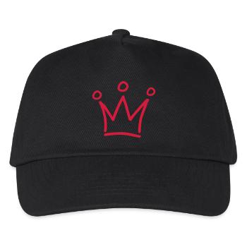 crown - Kids’ Baseball Cap - black - Front