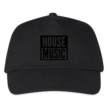 house music - Kids’ Baseball Cap - black - Front