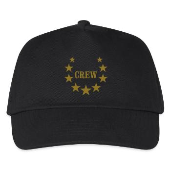 crew deluxe - Kinder Basecap - Schwarz - Vorne