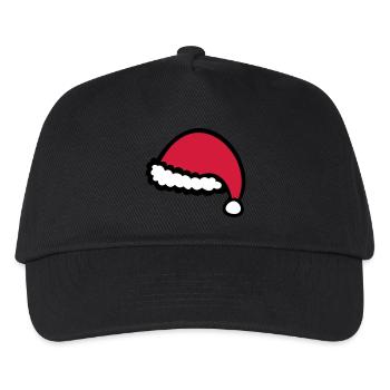 Christmas hat - Kinder Basecap - Schwarz - Vorne