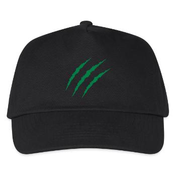 krallen - Kinder Basecap - Schwarz - Vorne