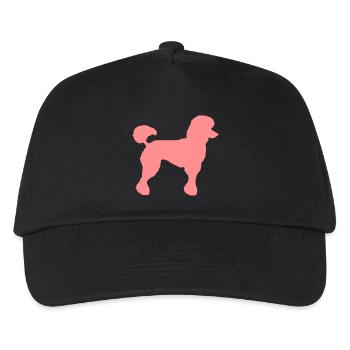 Pudel - Kinder Basecap - Schwarz - Vorne