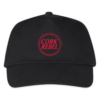 cork rebel - Kids’ Baseball Cap - black - Front