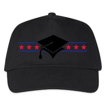 scholar hat / Gelehrtenhut (3c) - Kinder Basecap - Schwarz - Vorne