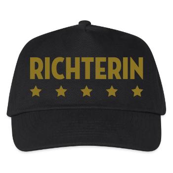 Richter Richterin Recht Gericht Rechtsanwalt - Kinder Basecap - Schwarz - Vorne
