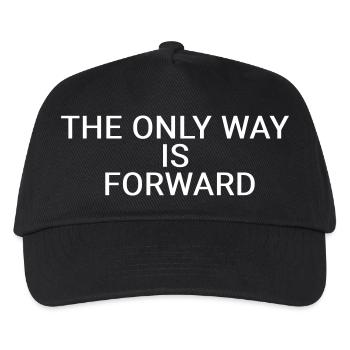 The only way is forward - Kids’ Baseball Cap - black - Front