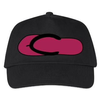 badelatsch schuhe - Kinder Basecap - Schwarz - Vorne