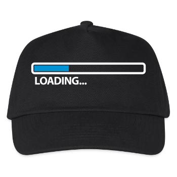 loading_2c - Kinder Basecap - Schwarz - Vorne