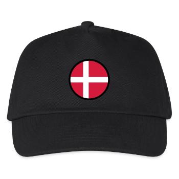 Marqué par le Danemark - Casquette de baseball Enfant - noir - Devant