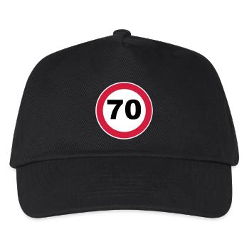 70th Birthday - Kids’ Baseball Cap - black - Front