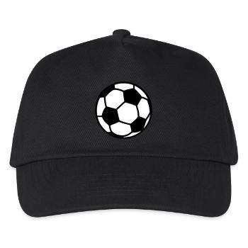 ballon de foot AVEC couleUR,formes,football - Casquette de baseball Enfant - noir - Devant