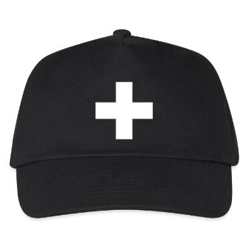 cross - Kids’ Baseball Cap - black - Front