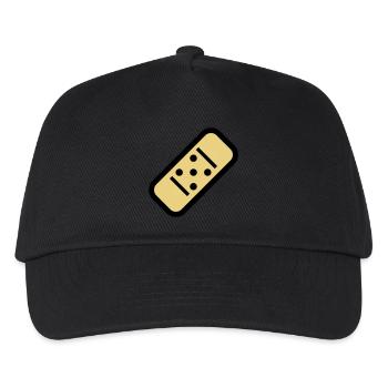Comic Pflaster - Kinder Basecap - Schwarz - Vorne