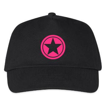 Star Star m - Kinder Basecap - Schwarz - Vorne
