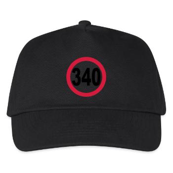 speed limit 340_v1 - Kids’ Baseball Cap - black - Front