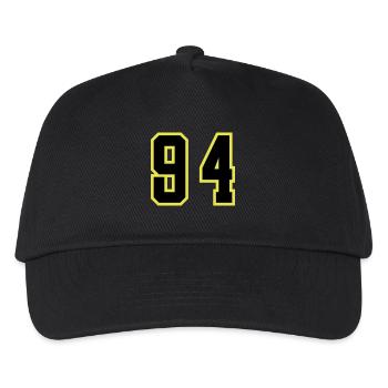 94 Number Jersey - Kids’ Baseball Cap - black - Front