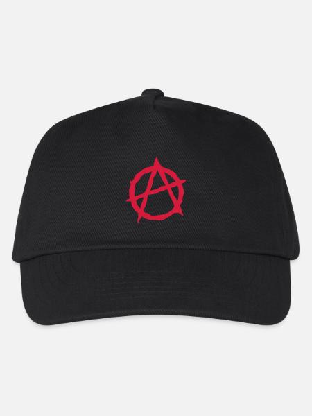 Anarchie - Kinder Basecap - Schwarz