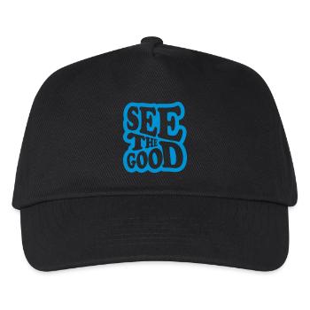 see the good quote - Kids’ Baseball Cap - black - Front