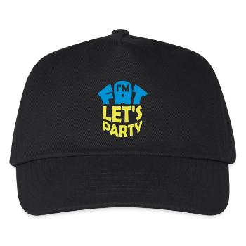 at the fat lets party - Kids’ Baseball Cap - black - Front