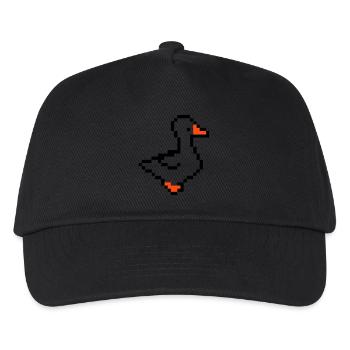 Canard pixel - Casquette de baseball Enfant - noir - Devant