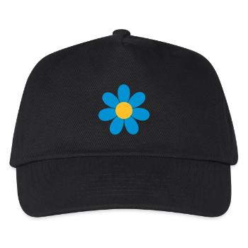 Daisy Flower - Kids’ Baseball Cap - black - Front