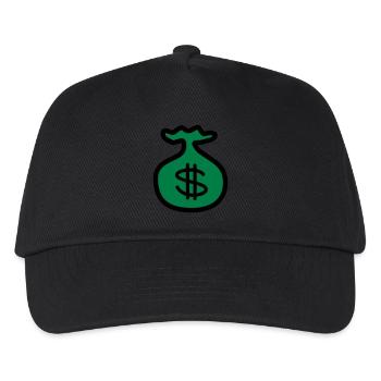 Dollar Argent Banque - Casquette de baseball Enfant - noir - Devant