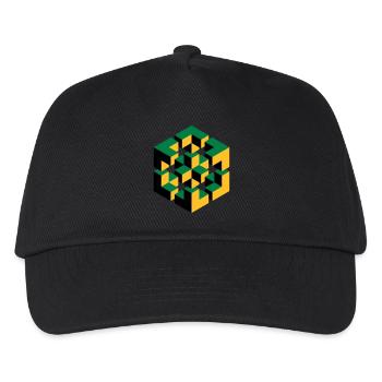 Figure impossible imagination géométrie cube Escher - Casquette de baseball Enfant - noir - Devant