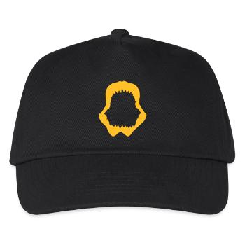 Shark jaw - Kids’ Baseball Cap - black - Front