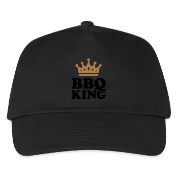 BBQ King - Casquette de baseball Enfant - noir - Devant