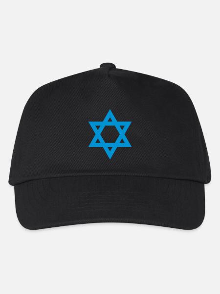 star of david - Kids’ Baseball Cap - black