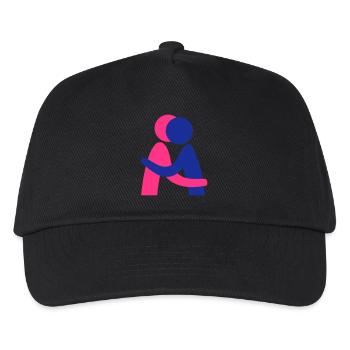 Hug - Kids’ Baseball Cap - black - Front