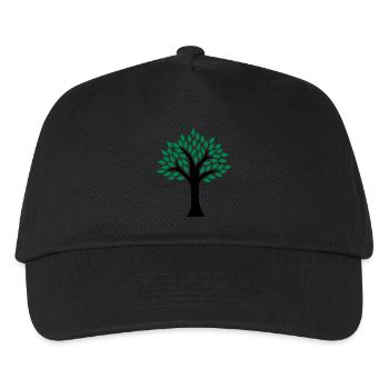 Baum - Kinder Basecap - Schwarz - Vorne